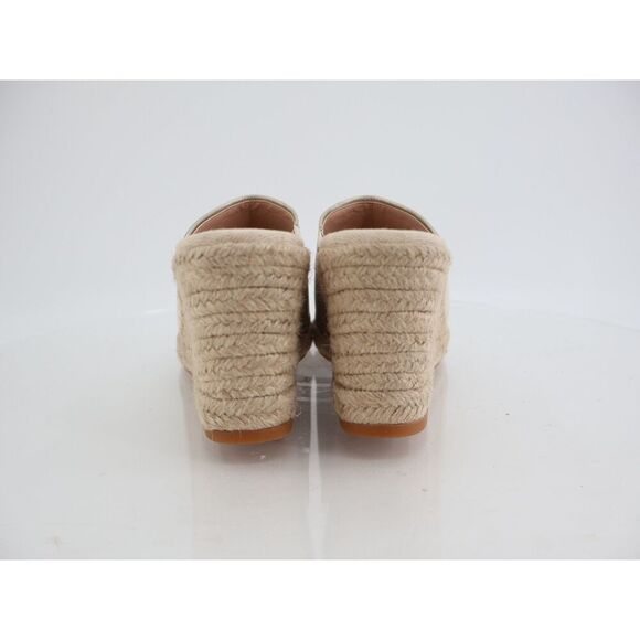 Cole Haan Cloudfeel Southcrest Mule Women's 9.5 Sandals Ivory Leather Espadrille - Picture 4 of 8